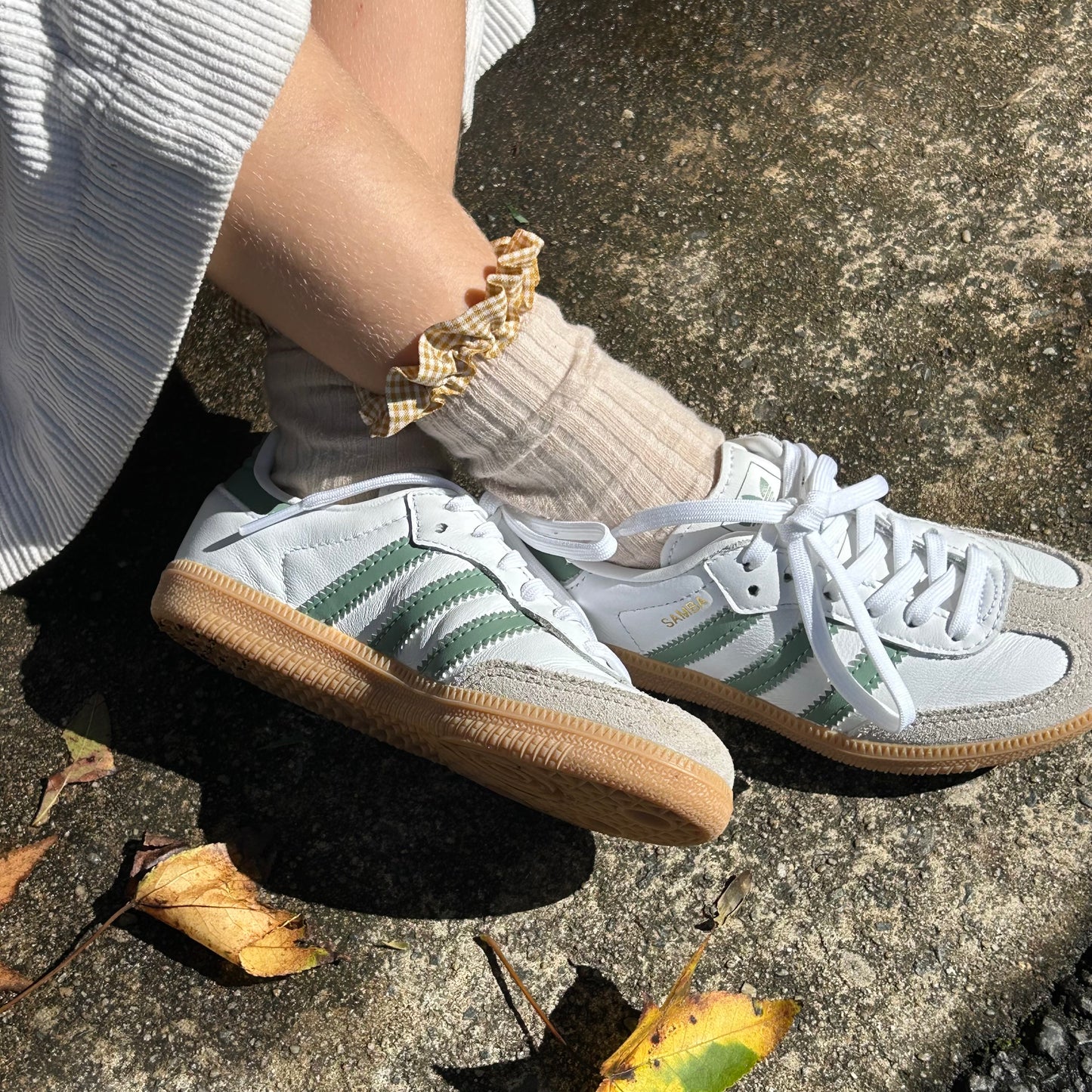 Girls Frilly Sock Honey