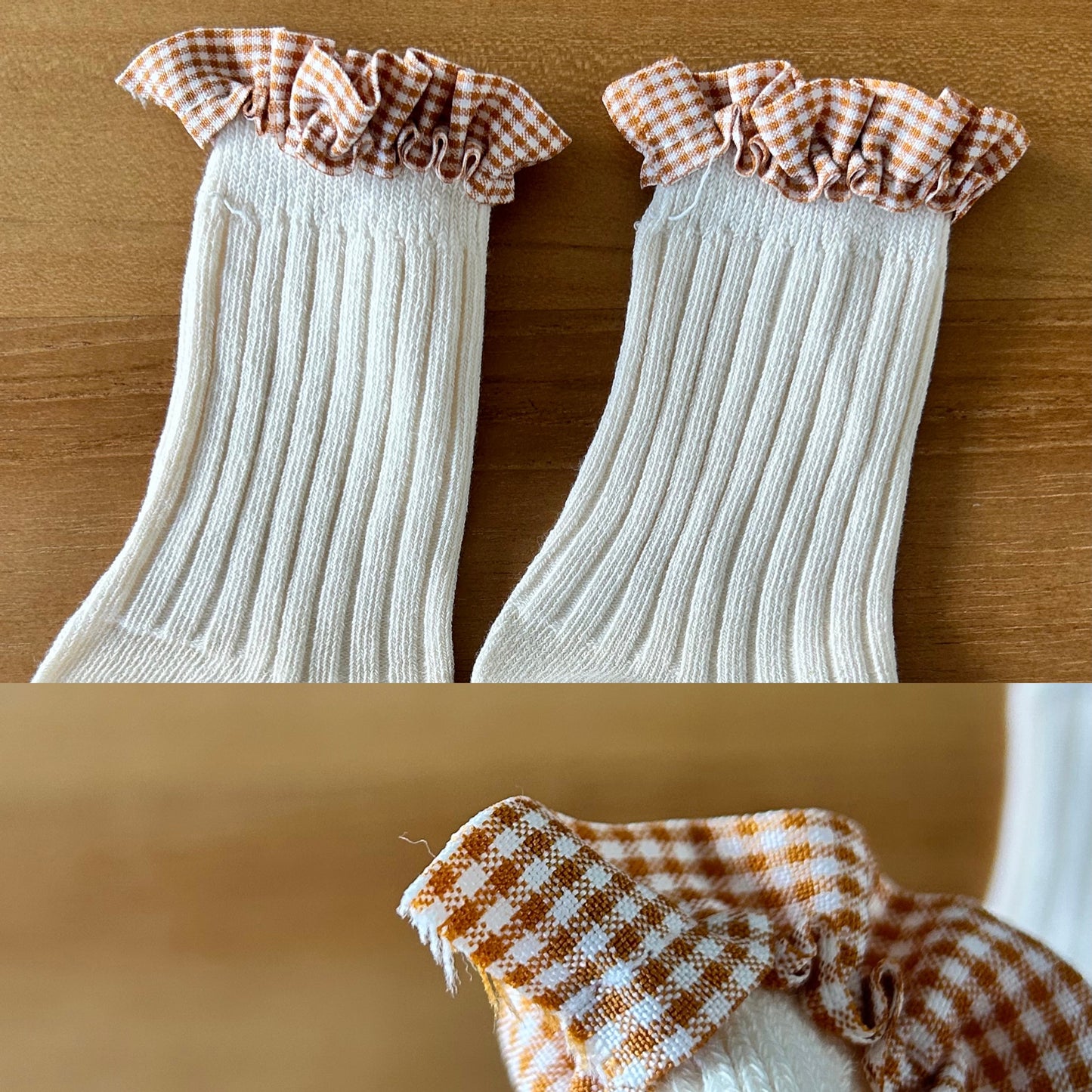 SALE - Girls Frilly Sock Honey 3PK