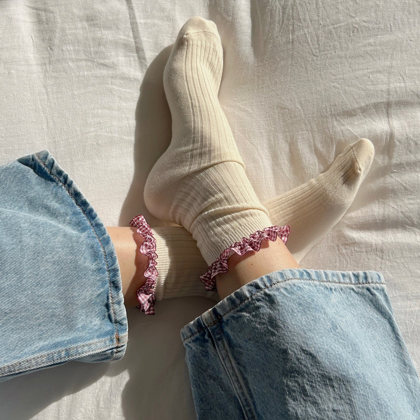 Frilly Sock Mulberry 2PK